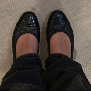 Chanel Black Ballet Flats
